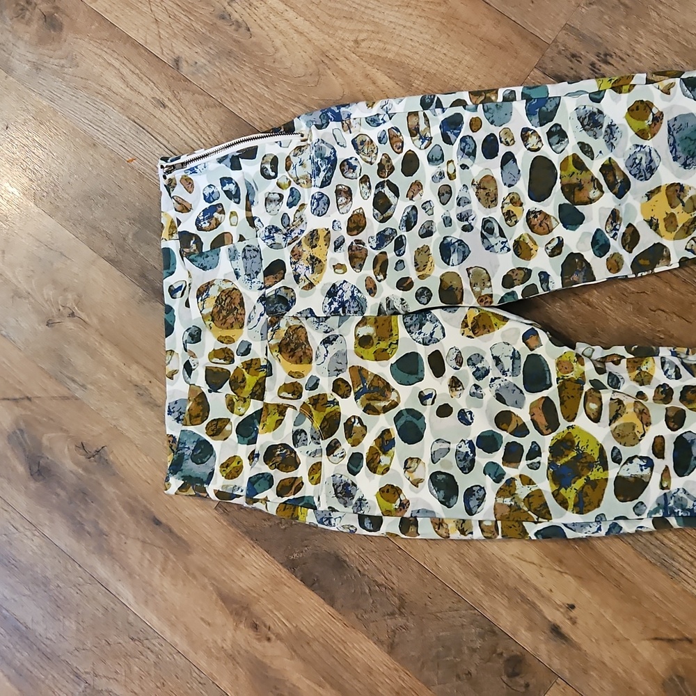 👖Sentimental Multicolor Patterned Pants - Picture 3 of 8